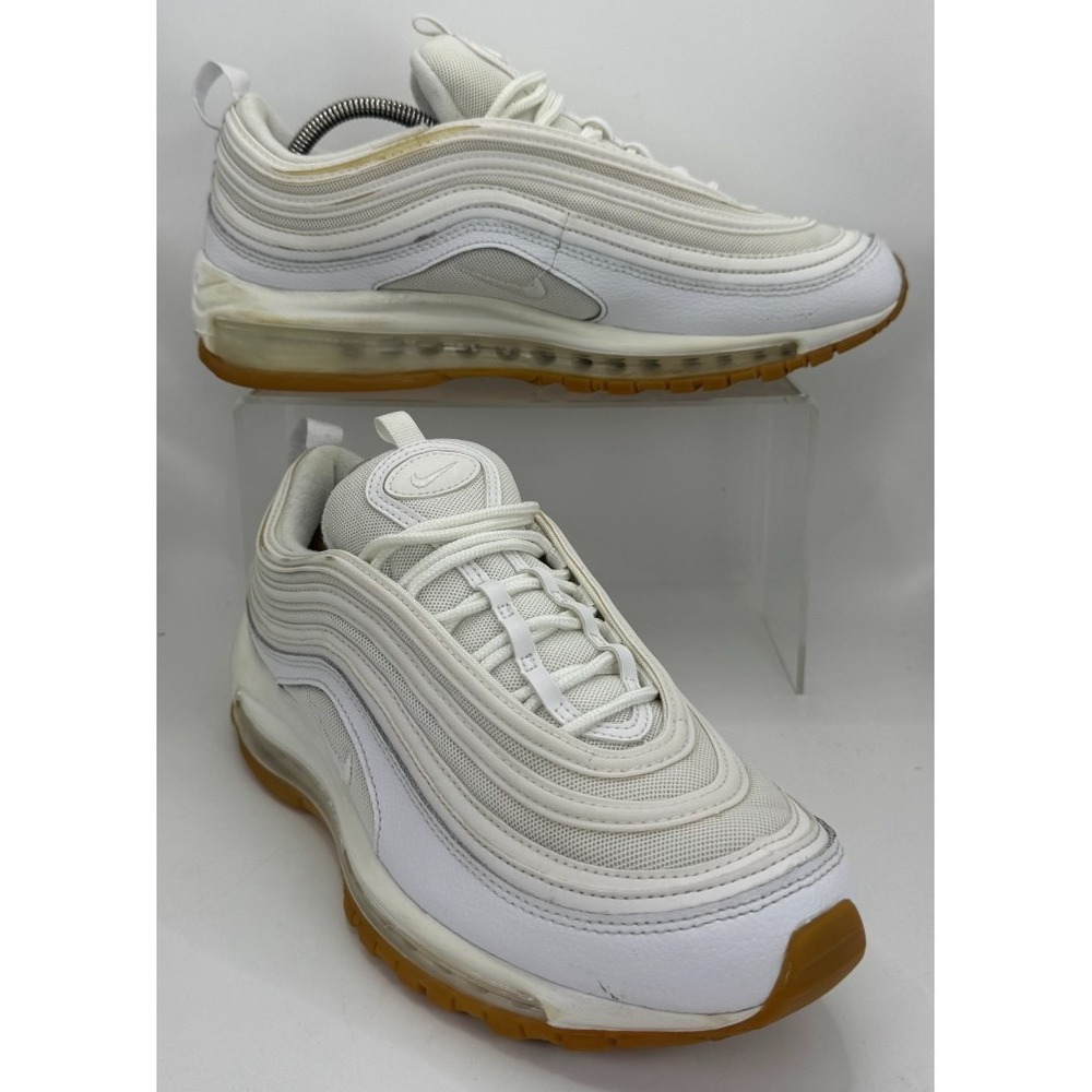 Nike Air Max 97 Shoes Mens Size 9 White Gum Running Sneakers DJ2740-100